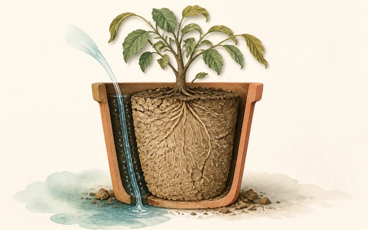 盆栽為什麼每天都有澆水，植物還是缺水？
